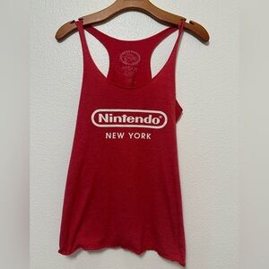 ★SOLD ON DEPOP★ Nintendo Red Tank Top